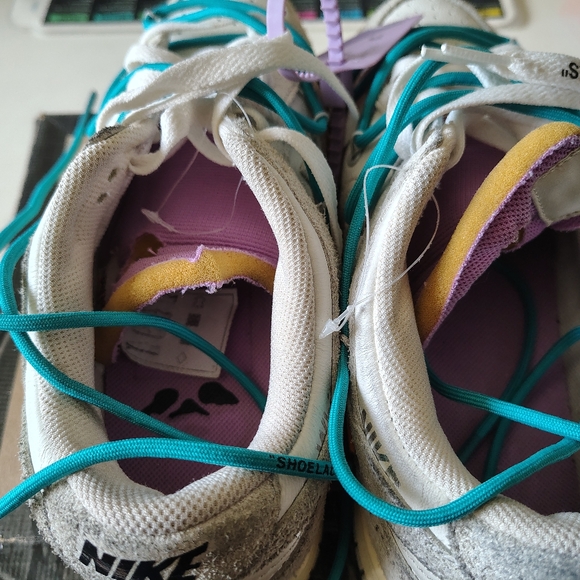 Nike Dunk Low Off-White Lot 36 - Picture 6 of 9